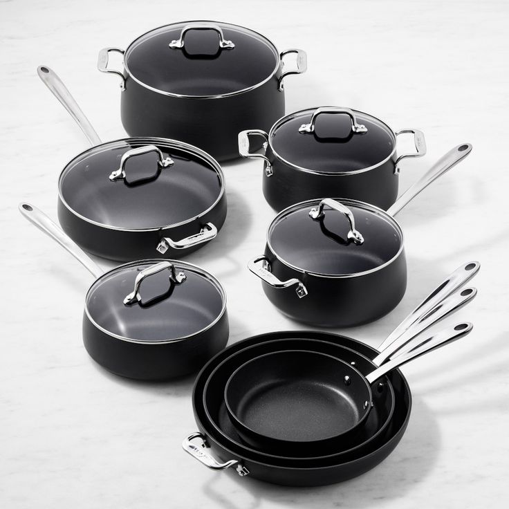 All-Clad HA1 Expert Hard Anodized Nonstick 13-Piece Cookware Set